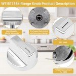 Whirlpool Stove Knobs Replacement Set (5-Pack)