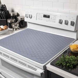 Extra Large Heat Resistant Stove Top Cover - Grey