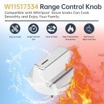 Whirlpool Stove Knobs Replacement Set (5-Pack)