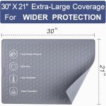 Extra Large Heat Resistant Stove Top Cover - Grey