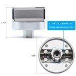 Stainless Steel Control Knobs for Whirlpool Cooktops