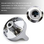 Stainless Steel Control Knobs for Whirlpool Cooktops