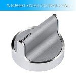 Stainless Steel Control Knobs for Whirlpool Cooktops