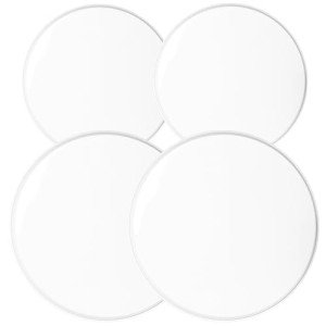 White Electric Stove Burner Covers Set of 4