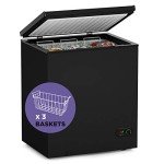 Northair 5 Cu Ft Quiet Chest Freezer with Baskets