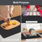 Silicone Stove Top Cover Mat, Heat Resistant 28x20