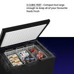 Northair 5 Cu Ft Quiet Chest Freezer with Baskets