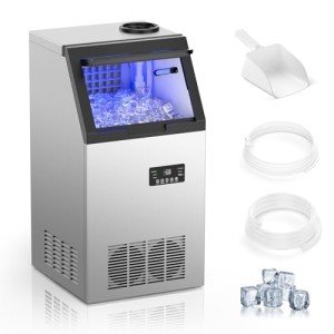 Under Counter Stainless Steel Ice Maker, 150LBS/24H