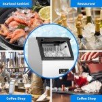 Under Counter Stainless Steel Ice Maker, 150LBS/24H