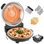 12 Inch Electric Indoor Pizza Oven with Window