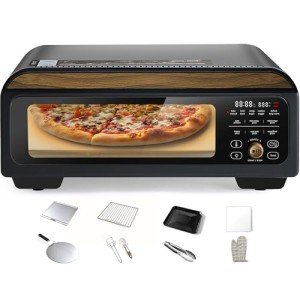 Portable 800°F Electric Pizza Oven for All Settings
