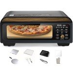 Portable 800°F Electric Pizza Oven for All Settings