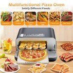 Portable 800°F Electric Pizza Oven for All Settings