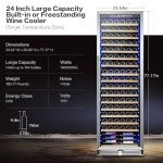 BODEGA 24 Inch Large Capacity Wine Cooler
