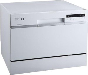 EdgeStar 6 Place Setting Countertop Dishwasher - White