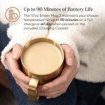 Smart Temperature Control Coffee Mug 10 Oz - Gold