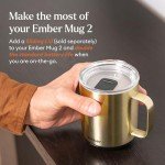 Smart Temperature Control Coffee Mug 10 Oz - Gold