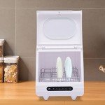 PROYONGOO Portable Mini Dishwasher with 5 Wash Programs