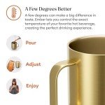 Smart Temperature Control Coffee Mug 10 Oz - Gold