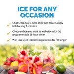 Newair 50 lb Portable Ice Maker - Stainless Steel