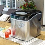 Newair 50 lb Portable Ice Maker - Stainless Steel