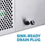 Newair 50 lb Portable Ice Maker - Stainless Steel