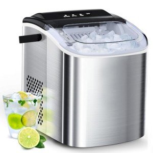 Joy Pebble Portable Stainless Steel Ice Maker