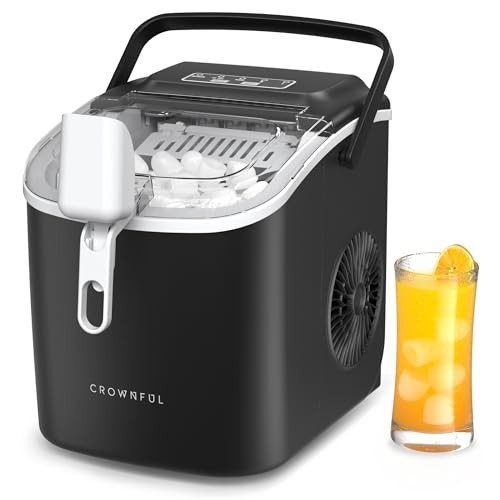 Portable Self-Cleaning Ice Maker for Home & Office