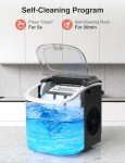 Portable Self-Cleaning Ice Maker for Home & Office
