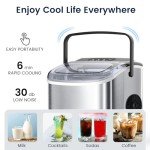 Joy Pebble Portable Stainless Steel Ice Maker