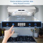 Tieasy 30" Stainless Steel Under Cabinet Range Hood