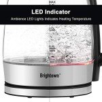 Brightown 1.7L Electric Kettle with Temperature Control