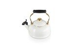 Le Creuset Whistling Kettle, 1.7 qt, White