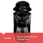5-Cup BLACK+DECKER Coffeemaker in Black