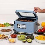 Presto 8-Quart Nomad Slow Cooker, Blue