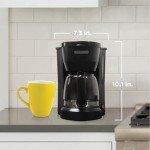 5-Cup BLACK+DECKER Coffeemaker in Black