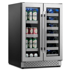 VINECOLD 24" Dual Zone Wine and Beverage Fridge