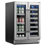 VINECOLD 24" Dual Zone Wine and Beverage Fridge