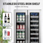 VINECOLD 24" Dual Zone Wine and Beverage Fridge