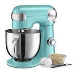Cuisinart 5.5 Quart Stand Mixer, 12 Speeds, Blue