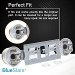 Double Burner Replacement Assembly for G.E. Ranges