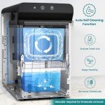 Gevi Countertop Nugget Ice Maker – Self-Cleaning