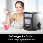 EUHOMY Countertop Nugget Ice Maker Machine