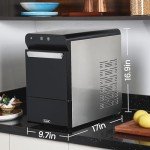 Gevi Countertop Nugget Ice Maker – Self-Cleaning