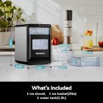 EUHOMY Countertop Nugget Ice Maker Machine