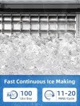 100lb Commercial Ice Maker Machine for Home & Bar