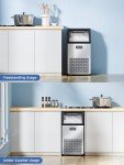 100lb Commercial Ice Maker Machine for Home & Bar