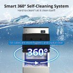 Commercial Ice Maker Machine with 240LBS Storage