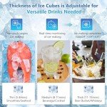 Commercial Ice Maker Machine with 240LBS Storage