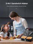 Versatile 3-in-1 Sandwich and Waffle Maker